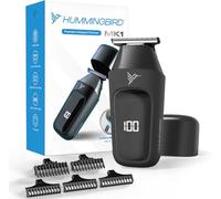 Hummingbird MK1 - Recortadora compacta eléctrica portátil para barba y vello corporal para hombres, inalámbrica USB-C recargable, peluquero facial y corporal, afeitadora de viaje, bolsa de viaje, gran