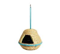 Hummingbird Nest - Hand Woven Nesting Outdoor,Bird Nest for Outdoors Hangable - for Conure Cockatiel Lovebird Canary Macaw African Grey Finch Garden