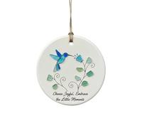 Hummingbird Ornament | 2D Colorful Shiny Acrylic Ornaments | Bird Car Pendant | For Thanksgiving Holiday Birthday Party Tree Window Offices Living Room Dormitory Apartment Bathroom