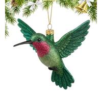 Hummingbird Ornament - Decoración realista 3D hecha a mano | Beautifully Crafted Christmas Tree Ornament, Seasonal Decor Accessories For Family Friends Kids Living Room Party Holiday Home Window Wall