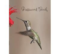 Hummingbird Password Book: Blank Lined | Columns | For Usernames, Codes & More | 8.5x11 | 100 Pages