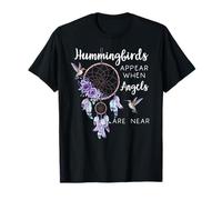 Hummingbird Purple Hummingbirds Appear When Angels Are Near Camiseta