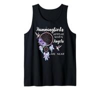 Hummingbird Purple Hummingbirds Appear When Angels Are Near Camiseta sin Mangas