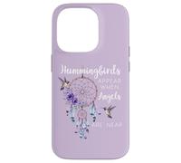 Hummingbird Purple Hummingbirds Appear When Angels Are Near Carcasa para iPhone 14 Pro