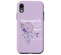 Hummingbird Purple Hummingbirds Appear When Angels Are Near Carcasa para iPhone XR