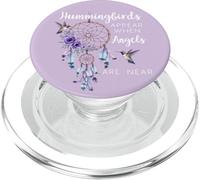 Hummingbird Purple Hummingbirds Appear When Angels Are Near PopSockets PopGrip para MagSafe