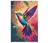 Hummingbird - Puzzles para adultos (1000 piezas, rompecabezas para adultos, juego educativo de desafío, juguete de madera, 78 x 53 cm)