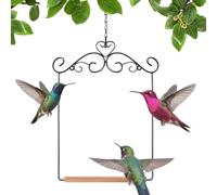 Hummingbird Swings and Perches | Outdoor Hangable Macaw Perch | Bird Cage Swing Toy Playground Stand For Cockatiel Cockatoo Lovebird Parakeet Macaw Trunk Lawn Garden Patio Outdoor