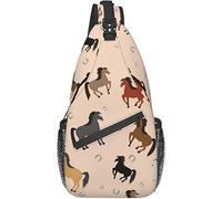 Hummingbird Unisex Sling Mochila Crossbody Bolsas de hombro para hombres Mujeres Mochilas ligeras Bolsa de pecho informal con correa ajustable para caminar Ciclismo Senderismo Viajes Deporte Gimnasio