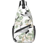 Hummingbird Unisex Sling Mochila Crossbody Bolsas de hombro para hombres Mujeres Mochilas ligeras Bolsa de pecho informal con correa ajustable para caminar Ciclismo Senderismo Viajes Deporte Gimnasio
