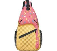 Hummingbird Unisex Sling Mochila Crossbody Bolsas de hombro para hombres Mujeres Mochilas ligeras Bolsa de pecho informal con correa ajustable para caminar Ciclismo Senderismo Viajes Deporte Gimnasio