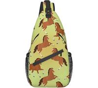 Hummingbird Unisex Sling Mochila Crossbody Bolsas de hombro para hombres Mujeres Mochilas ligeras Bolsa de pecho informal con correa ajustable para caminar Ciclismo Senderismo Viajes Deporte Gimnasio