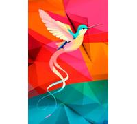 "Hummingbird Whispers: A Journal of Positive Affirmations": "Hardcover notebook, 200 lined pages, 5.5" x 8.5" / 13.97 x 21.59 cm."