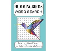 Hummingbird Word Search: Word Search Puzzles with Easy to Read Print about Hummingbirds, nature and More [6x9 inches, 110 pages [55 puzzles....Gift ... & Free Times (Animal Kingdom Puzzle Series)