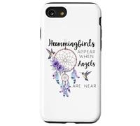 Hummingbirds Appear When Angels Are Near Hummingbird Purple Carcasa para iPhone SE (2020) / 7/8
