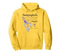 Hummingbirds Appear When Angels Are Near Hummingbird Purple Sudadera con Capucha