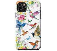 Hummingbirds Within Florals and Butterflies Bird Lover Carcasa para iPhone 11 Pro MAX