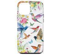 Hummingbirds Within Florals and Butterflies Bird Lover Carcasa para iPhone 12 Mini