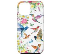 Hummingbirds Within Florals and Butterflies Bird Lover Carcasa para iPhone 12 Pro MAX