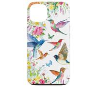 Hummingbirds Within Florals and Butterflies Bird Lover Carcasa para iPhone 13