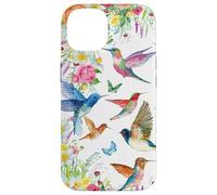 Hummingbirds Within Florals and Butterflies Bird Lover Carcasa para iPhone 14