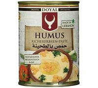 Hummus libanés en lata 400 g cremoso de garbanzos y tahina para dipear, untar y recetas