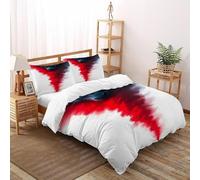 Humo del dragón Impresión 3D Respirable Ropa De Cama 3 Piezas Microfibra De 2 Almohadas Cierre con Cremallera King（220x240cm） para Adultos, Mujeres Y Niños