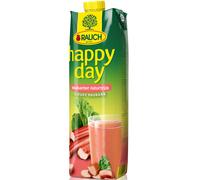 Humo Happy Day Ruibarbo Jugo Afrutado Hierba 1000ml 6er Pack