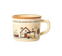 HUMOCHUSON Tazas Originales Taza De Cerámica De 380 Ml Para Las Cuatro Estaciones, Ideal Para Desayuno, Leche, Café Y Parejas. Apta Para Hombres Y Mujeres. Se Puede Calentar En El Microondas.