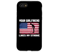Humor Adulto Golfista A tu novia le gusta mi accidente cerebrovascular divertido Carcasa para iPhone SE (2020) / 7 / 8