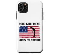 Humor Adulto Golfista A tu novia le gusta mi accidente cerebrovascular divertido Carcasa para iPhone 11 Pro Max