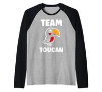 Humor Animals Toucan toco Simple Bird Team Toucan Camiseta Manga Raglan