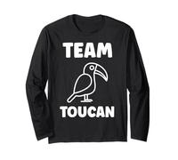 Humor animals toucan toco simple bird Team toucan Manga Larga