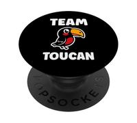 Humor Animals Toucan toco Simple Bird Team Toucan PopSockets PopGrip Adhesivo
