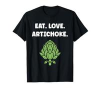 Humor artichokes minimalist vegetable eat love artichoke Camiseta