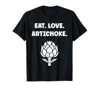 Humor artichokes minimalist vegetable eat love artichoke Camiseta