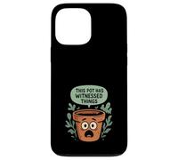 Humor Asesino de Plantas Pulgar Negro Divertido Caos Botánico Carcasa para iPhone 13 Pro Max
