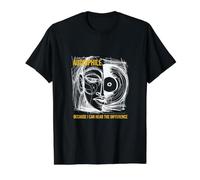 Humor audiófilo Gracioso Porque Puedo Escuchar la Diferencia Camiseta gráfica económica, Hombre, Negro, L