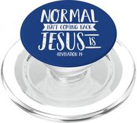 Humor Bíblico Normal No Está Volviendo Jesús Es Apocalipsis 14 PopSockets PopGrip para MagSafe
