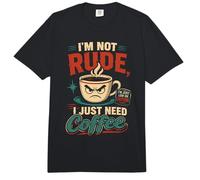 Humor Cafe Design No Maleducado Solo Necesito Comfort Colors Adult Heavyweight T-Shirt