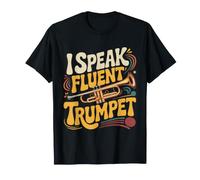 Humor Camisas I Speak Fluent Trompeta Música Camiseta