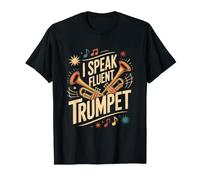 Humor Camisas I Speak Fluent Trompeta Música Camiseta
