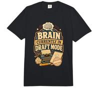 Humor Cerebro Borrador Frase Divertida Retro Comfort Colors Adult Heavyweight T-Shirt