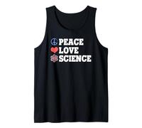 Humor científico pacífico para Mentes curiosas y Nerds Camiseta sin Mangas