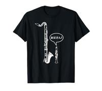 Humor Clarinetista Papá Divertido de Clarinete Bajo Piccolo Camiseta