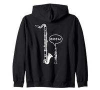 Humor Clarinetista Papá Divertido de Clarinete Bajo Piccolo Sudadera con Capucha