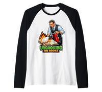 Humor Contable Uncooking The Books Camiseta Manga Raglan