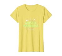 Humor cósmico Casi inofensivo Apenas tolerable Camiseta, Mujer, Limón, L