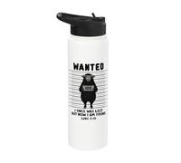 Humor cristiano: foto policial de una oveja, «Se busca Stainless Steel Insulated Water Bottle
