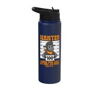 Humor cristiano: Oveja, ficha policial, «Se busca», «Una vez Stainless Steel Insulated Water Bottle